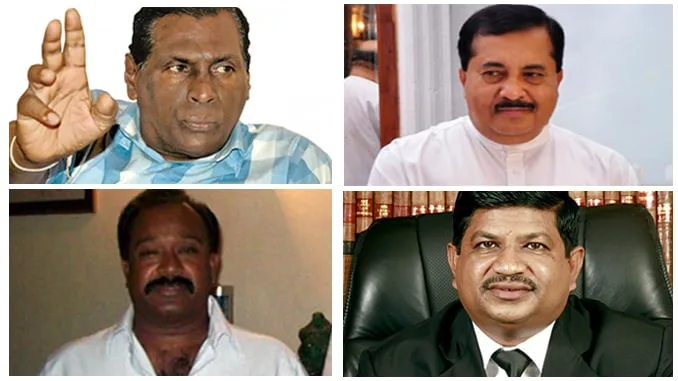 ශ්‍රීලනිප ප්‍රබලයින් සිව් දෙනකුගේ තනතුරුවලට තට්ටු වෙයි ?