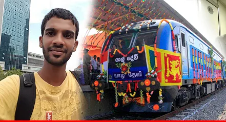විනාඩි 20න් දුම්රිය කාර්මික දෝෂය විසදු සිසුවෙක්..!
