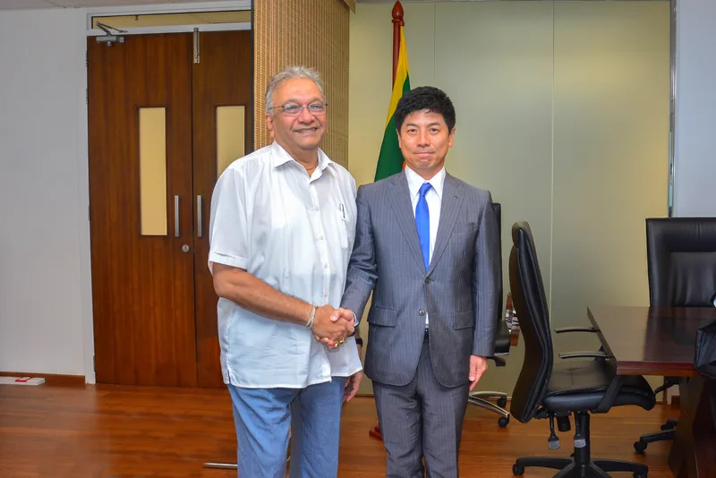 ජපන් විදේශ ඇමති-සභානායක විශේෂ හමුවක..!