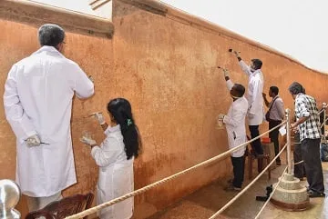 සීගිරි කැටපත් පවුරේ සංරක්ෂණ කටයුතු ඇරඹේ..!