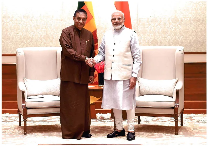 කතානායකට ඉන්දීය අගමැතිගෙන් උණුසුම් පිළි ගැනීමක්..!