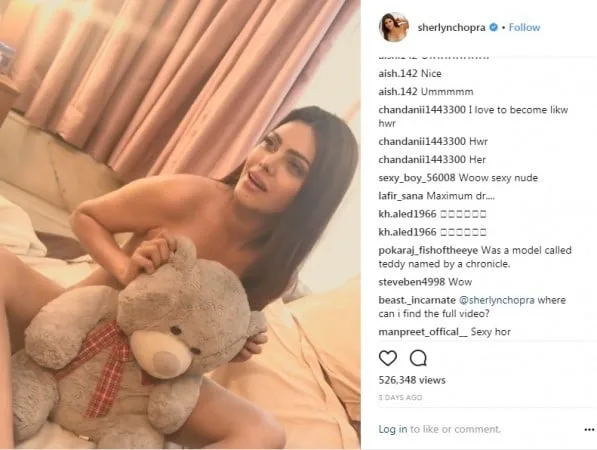 ශර්ලින් චොප්රා “play boy” එක්ක නිරුවත් වෙයි..!