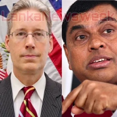 බැසිල් රාජපක්ෂ-ඇමරිකානු තානාපති රහස් හමුවක..!
