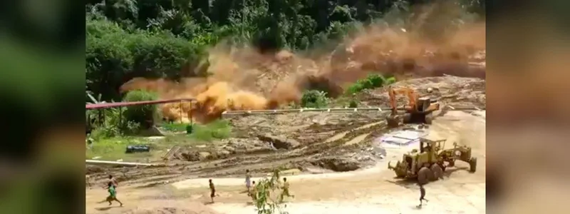 ලාඕසයේ ජලාශයක වේල්ලක් බිඳී පුද්ගලයින් විශාල පිරිසක් මරුට..!
