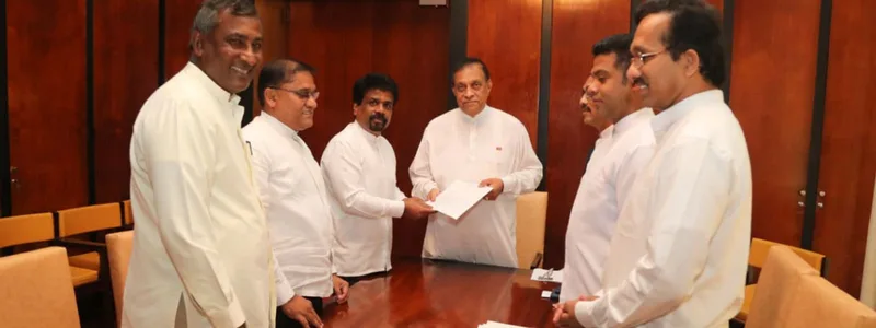 රජයට එරෙහිව විශ්වාස භංග යෝජනාවක්..!
