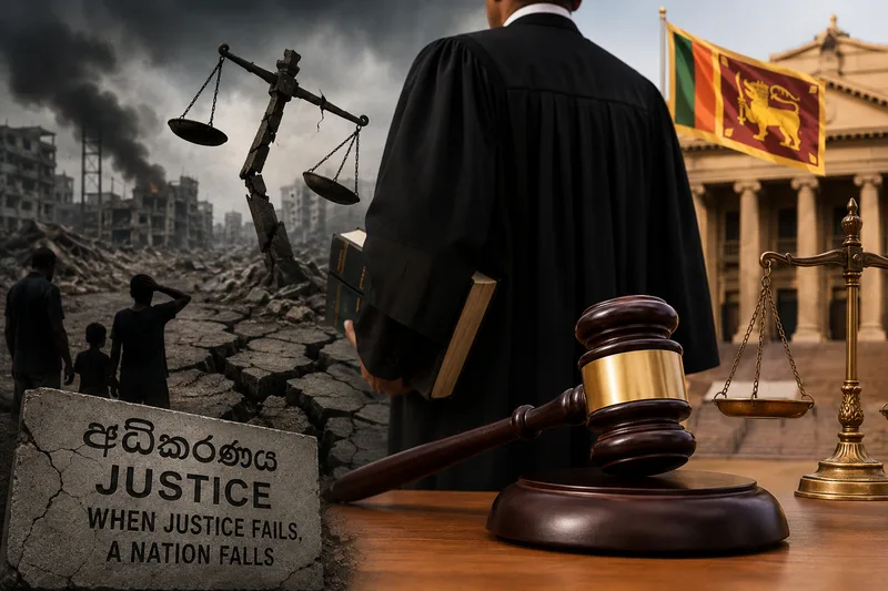 දුර්වල අධිකරණ පද්ධතියකට ඉතා කෙටි කාලකින් රටක් විනාශ කළ හැකියි