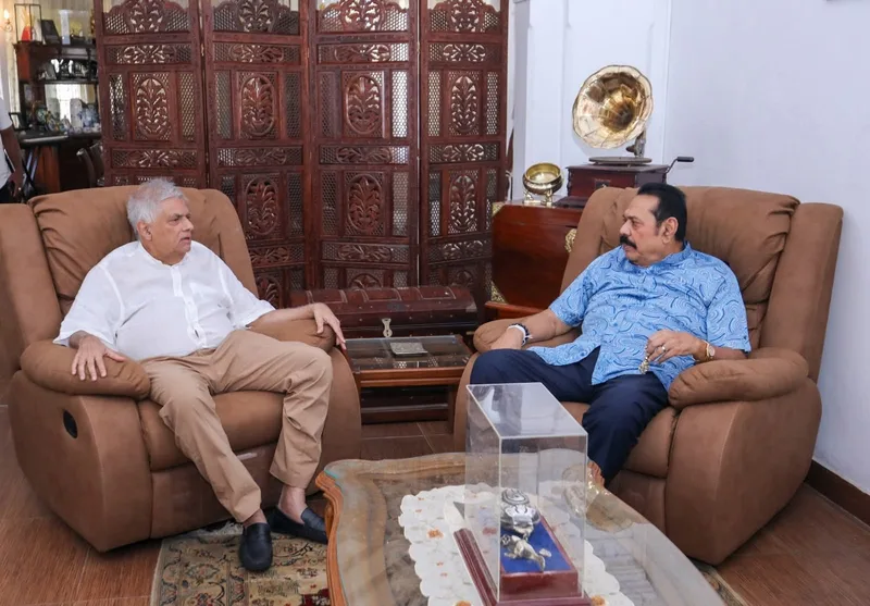 රනිල් කාල්ටන් නිවසේදී මහින්ද හමුවෙයි