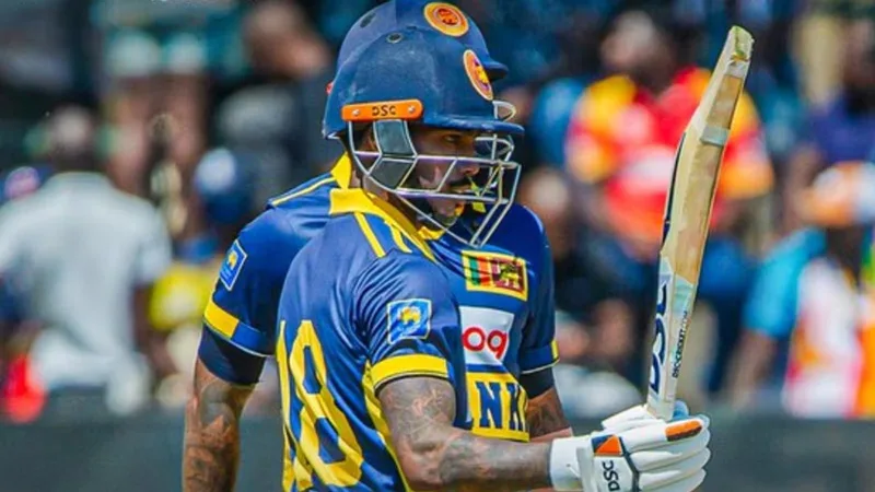 ඊයේ තරඟයේදී වාර්තා රැසක්ම තැබූ පැතුම් නිශ්ශංක