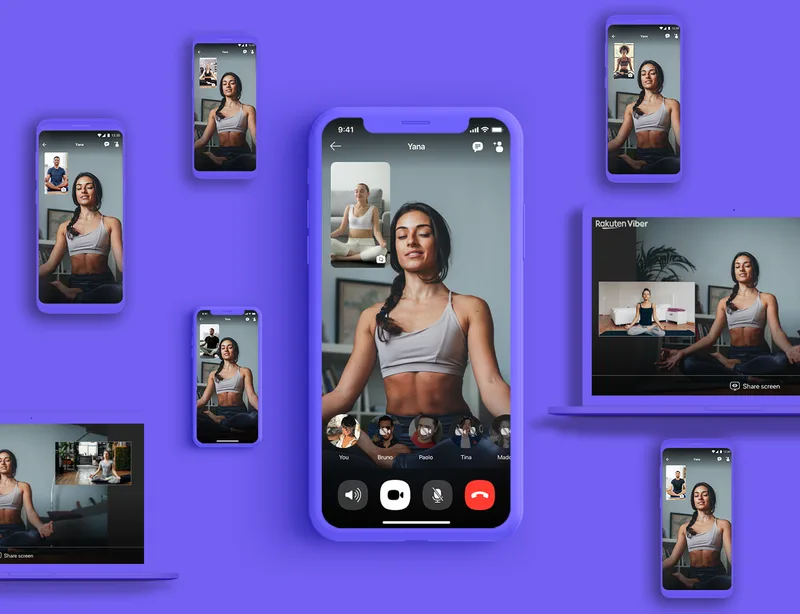 Viber සමූහයේ වීඩියෝ ඇමතුම් ධාරිතාව ඉහළට