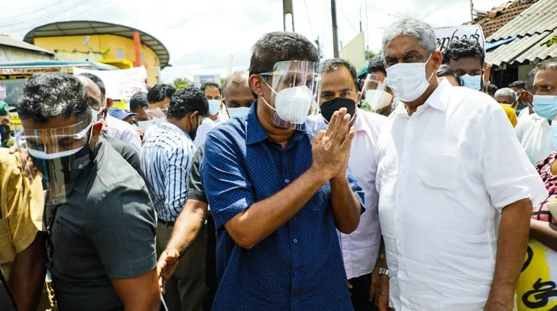 දිවුලපිටියේ විශාල විරෝධතාවක්