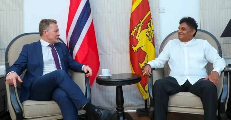 විපක්ෂනායක සහ නොර්වේ විදේශ කටයුතු රාජ්‍ය ලේකම් අතර හමුවක්..!
