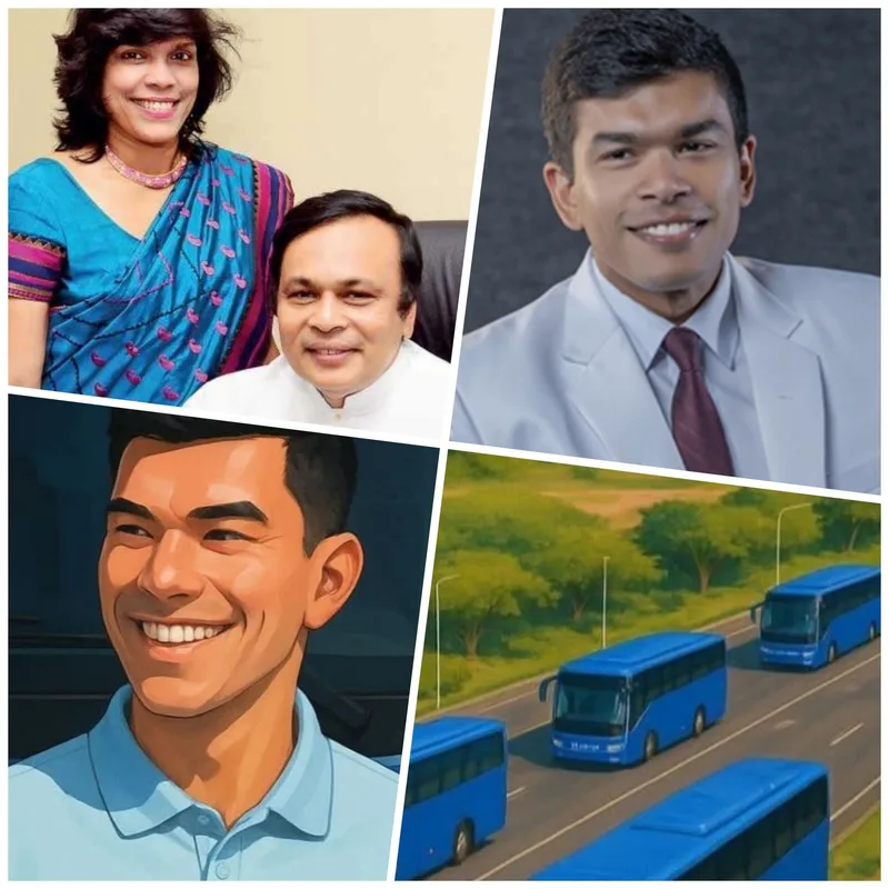 සැප බස් නැව් ගණන් ලංකාවට බැස්සවූ කොලු ව්‍යවසායකයා නිකිත..!