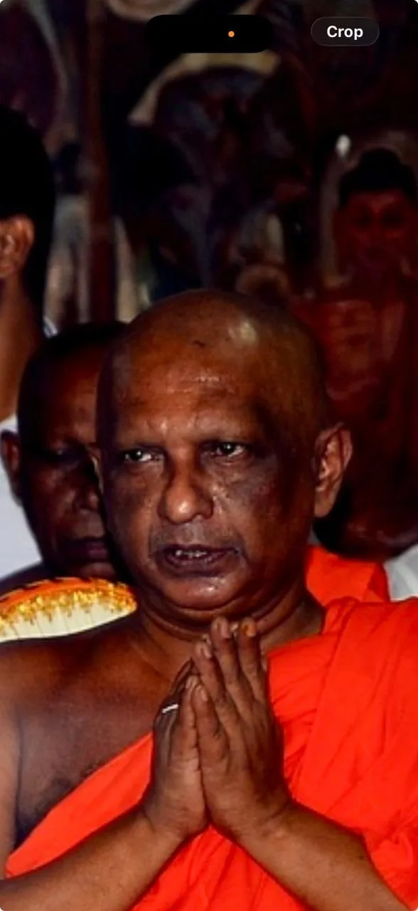 සිය කල්යාණ මිතුරා සල්ලි බව අඹන්වල ඥානාලෝක හිමියෝ පවසති