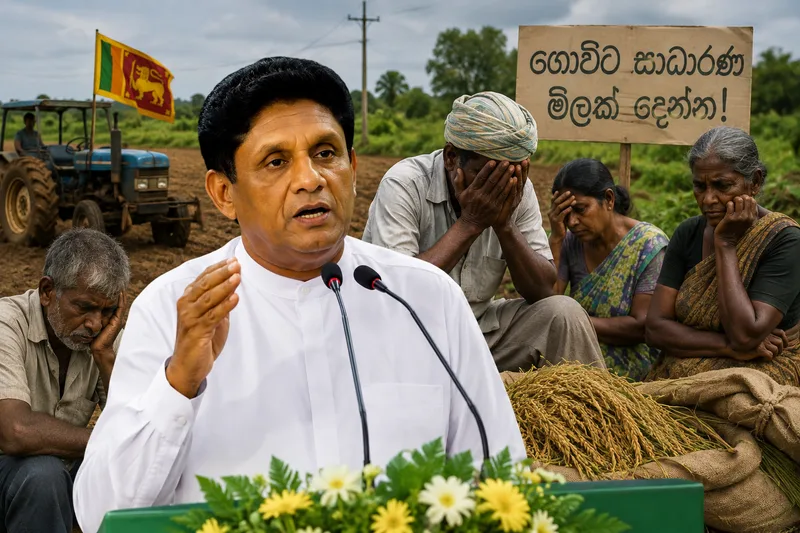 මාලිමා රජයෙන් ගොවියාට ලැබෙන්නේ කුඩම්මාගේ සැලකිලි