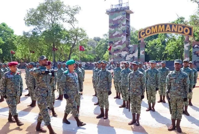 ඌව-කුඩාඔය කමාන්ඩෝ භටයින්ගේ විසිරයාමේ පෙළපාලිය යුද හමුදාපති ප්‍රධානත්වයෙන්