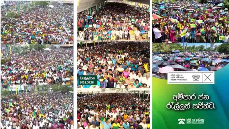 ජන සුනාමියක් වැල්ලවායට-අම්පාරට-තංගල්ලට එයි