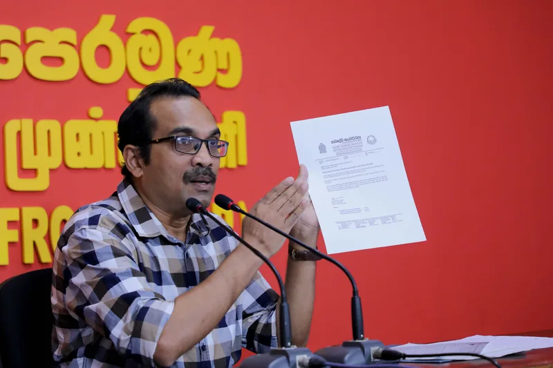 ජන සහන ක්රියාවලිය ආණ්ඩුව අමු අමුවේ දේශපාලනකරණය කරලා -ජවිපෙ-