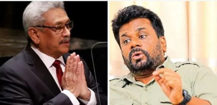 ගෝඨාභය පසුපස සෙවනැල්ල වගේ යන අනුර