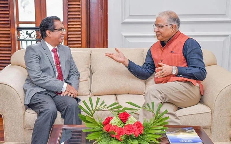 ඉන්දීය මහ කොමසාරිස්වරයා සහ ජනාධිපති ලේකම් අතර හමුවක්