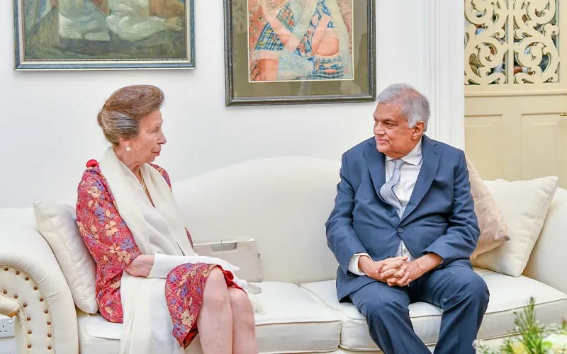 එක්සත් රාජධානියේ රාජකීය ඈන් කුමරිය ජනපති හමු වෙයි