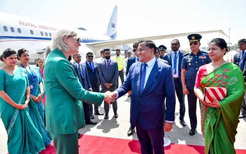 ඕස්ට්‍රේලියානු අග්‍රාණ්ඩුකාර සමන්තා ජෝයි මොස්ටින් දිවයිනට