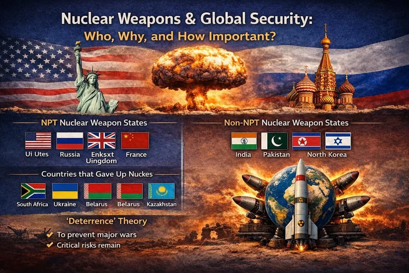 න්‍යෂ්ටික අවි සහ ගෝලීය ආරක්ෂාව: කවුද - ඇයි - සහ එය කෙතරම් වැදගත්ද..?