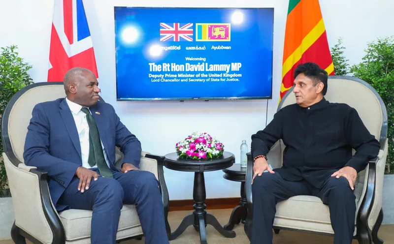 රටට වැදගත් වන කරුණු රැසක් ගැන විපක්ෂ නායක එක්සත් රාජධානියේ නියෝජ්ය අගමැති හමු වෙයි