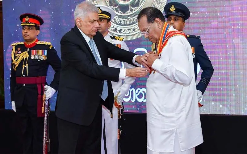කරු ශ්රී ලංකාභිමාන්ය ගෞරව සම්මානයෙන් පිදුම් ලැබූ වගයි