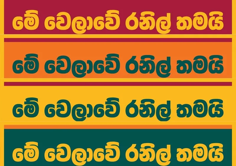 රනිල් සිය ජනපතිවරණ ප්‍රචාරක ව්‍යාපාරය අරඹයි
