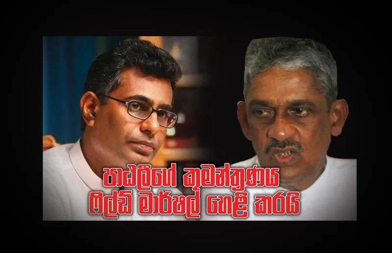පාඨලීගේ කුමන්ත්‍රණය ෆිල්ඩ් මාර්ෂල් හෙළි කරයි