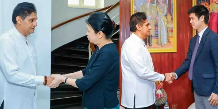 විපක්ෂ නායක මියන්මාර-තායිලන්ත තානාපතිවරුන් හමු වී සිය ශෝකය පළ කරයි