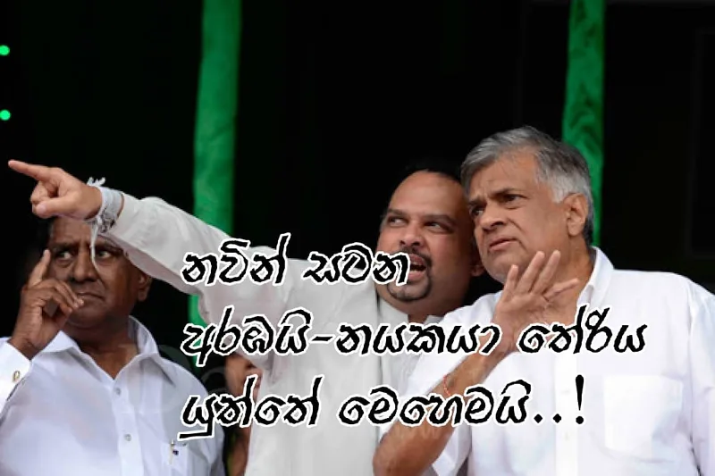 නවීන් සටන අරඹයි-නායකයා තේරිය යුත්තේ මෙහෙමයි