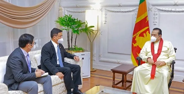 චීන තානාපතිවරයා සහ අගමැති අතර හමුවක්