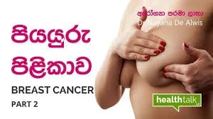 හොඳ සෞඛ්‍ය පුරුදු මඟින් පිය­යුරු පිළිකා වැල­ඳීම අවම කර ගනිමු