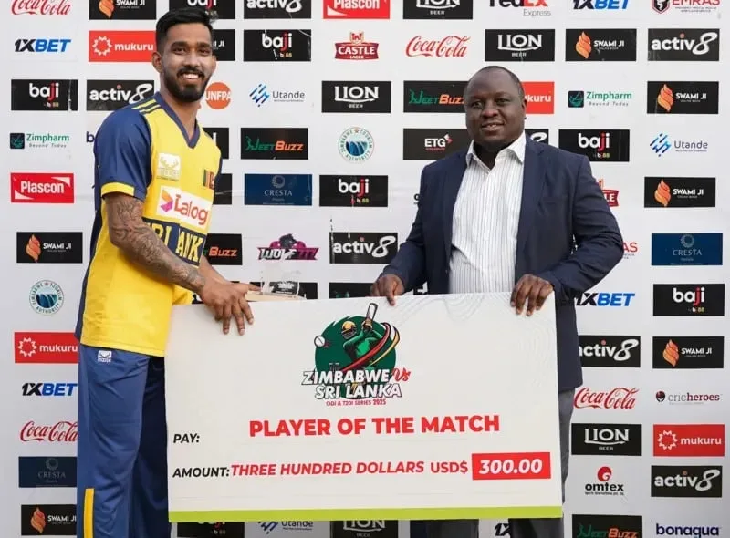 සිම්බාබ්වේට එරෙහි T20 ජයග්රහණයට මුල් වූ කමිල් මිෂාර