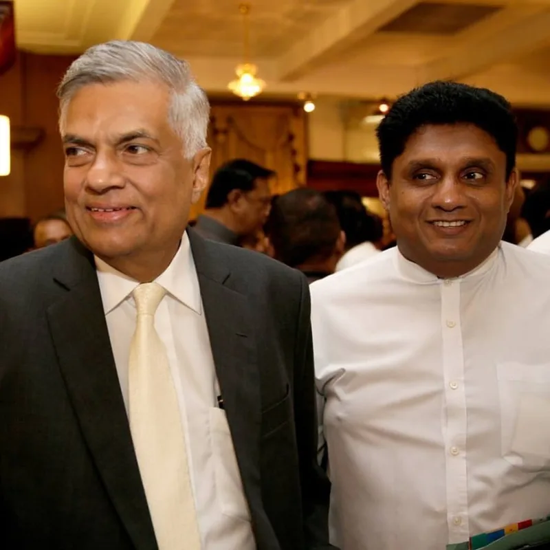 ආණ්ඩු විරෝධී සටනින් රනිල්-සජිත් පළා යයි
