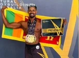 ශ්රී ලංකාවේ ලෙනාර්ඩ් ජස්ටින්ට ප්රෝ ෆිසික් කායවර්ධන රන් පදක්කම