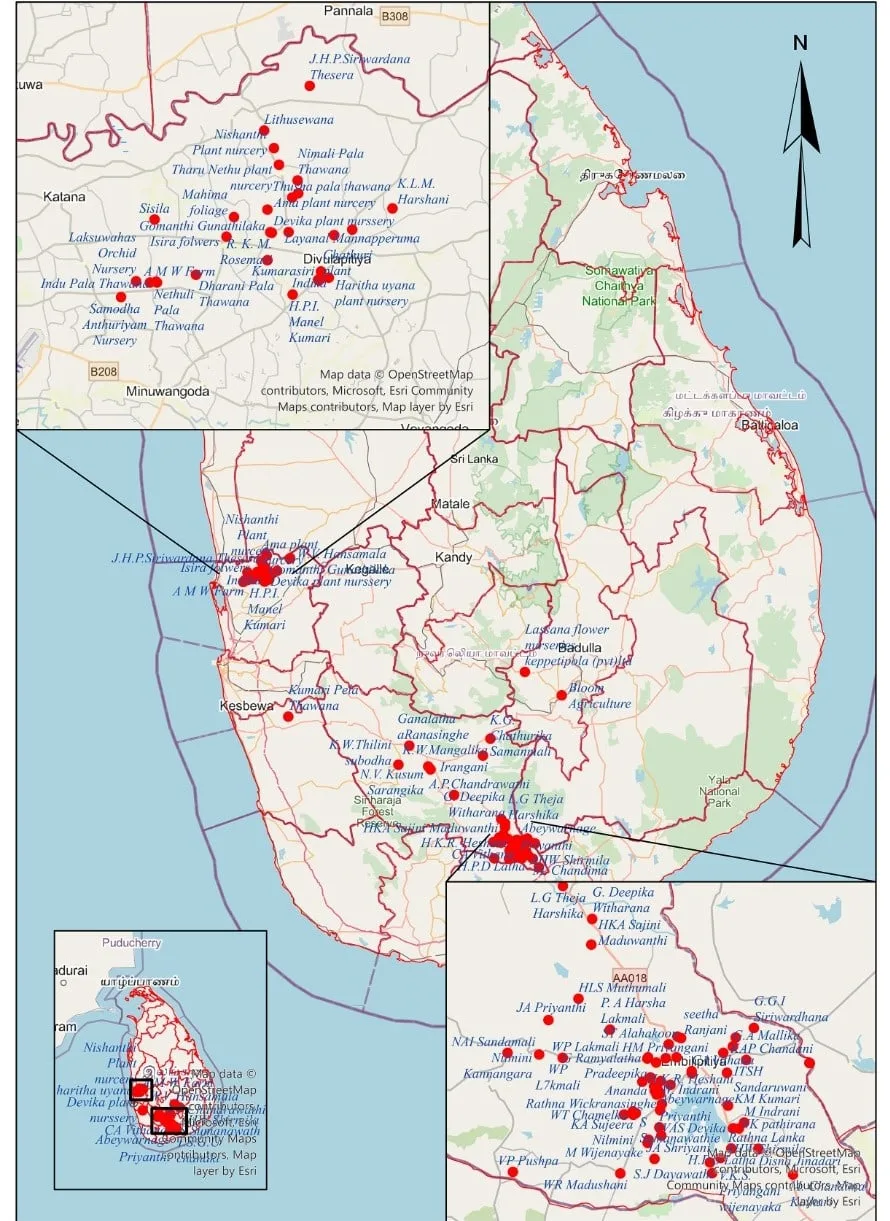 ASMP මල් වගාවෙන් උපයා ඇති විදේශ විනිමය කෝටි 38යි