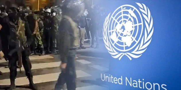 අරගලකරුවන්ට පහරදීම ගැන එක්සත් ජාතීන්ගෙන් දැඩි අවධානයක්.