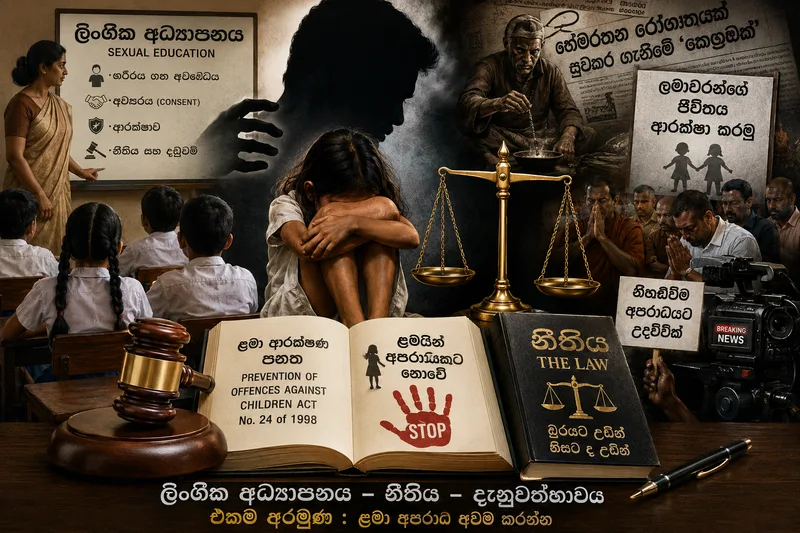 තිරිහන්වීම - සිංහල සමාජ​ය සහ ලිංගික අධ්‍යාපන​ය