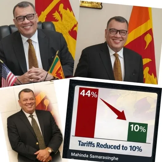 ඇමෙරිකාවෙන් සමු ගන්නට මොහොතකට පෙර නිම කළ සියයට දහයට බදු බැස්සීමේ MS මෙහෙයුම