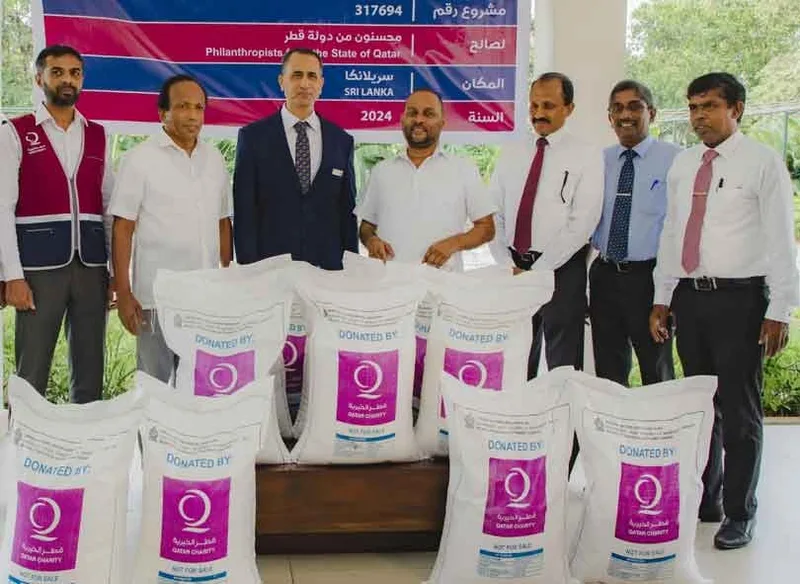කටාර් චැරිටී ආයතනය මගින් දිස්ත්‍රික්ක තුනකට පොහොර ඉල්ලමක් පෑදෙයි