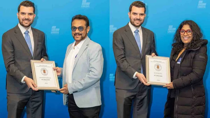 විශාල ගෞරවයක් රූකාන්ත පවුලට ඕස්ට්රේලියා පාර්ලිමේන්තුවෙන් ලබා දෙයි