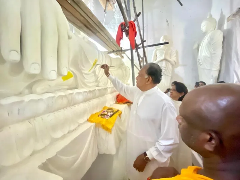 රන්දෙණිගල බුද්ධ මන්දිරය නිරීක්ෂණයට බෝගොල්ලාගම එක් වෙයි