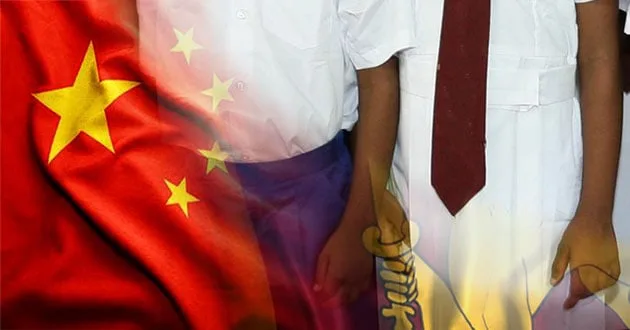 චීනයෙන් බිලියන 5ක පාසල් නිල ඇඳුම් රෙදි තොගයක්