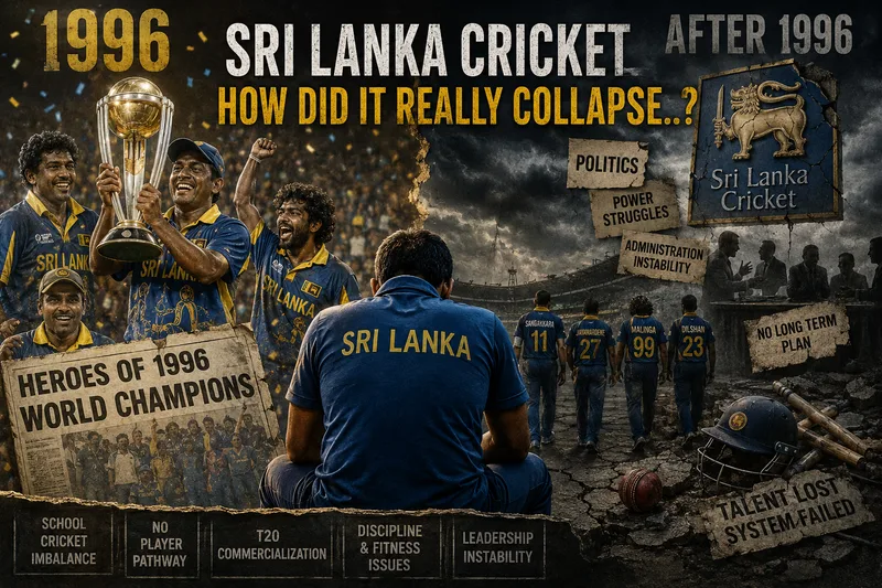 1996 පසු ශ්රී ලංකා ක්රිකට් ඇත්තටම කඩා වැටුණේ කෙසේ ද..?