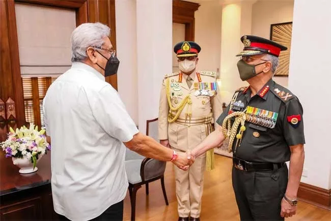 ඉන්දීය යුද හමුදා ප්රධානී ජනපති හමුවෙයි
