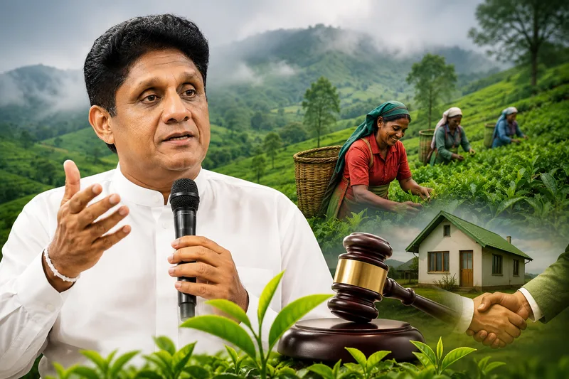 වතුකර ජනතාවගේ ඉඩම් අයිතිය සජබ රජයකින් තහවුරු කරනවා
