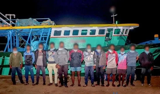 ඉන්දීය ධීවරයින් 13 දෙනා ලබන මස 10 දින දක්වා රක්ෂිත බන්ධනාගාර ගත කිරීමට නියෝග